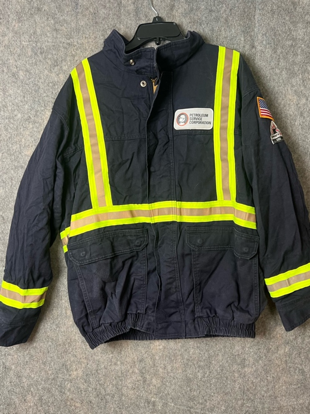 Bulwark FR Men’s XXL High-Vis Blue Work Fire Resistant Jacket